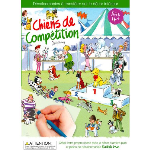 Decalcomanies Chiens De Competiton Et Decor A4