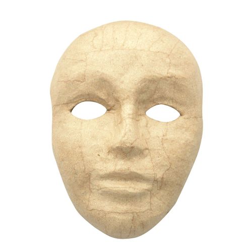 Masque Adulte En Carton 14x22x6cm