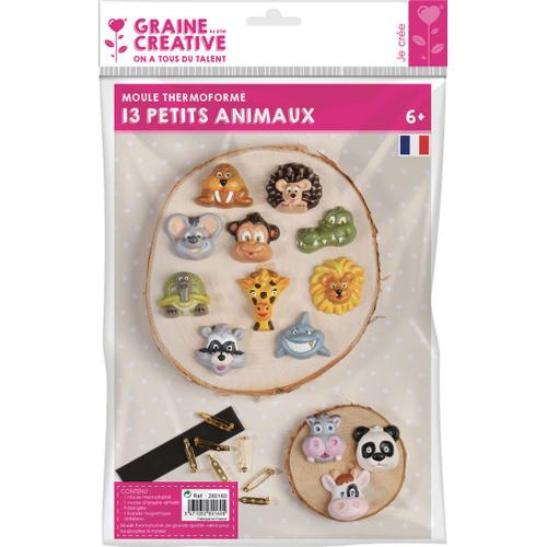 Moule Thermo 13 Petits Animaux + Accessoires