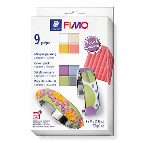 Coffret Fimo Soft Couleur Fashion 8 Demi Pain 8x25 G / 8023 C 8-1p