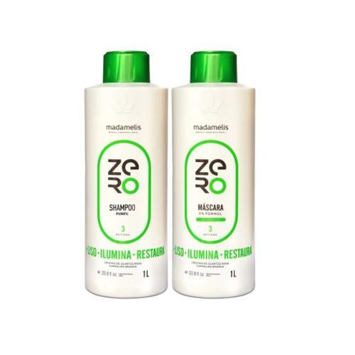 Lissage Brésilien Progressive Madamelis Zero Combo Masque 1l & Shampoing1l (Satisfait Ou Remboursé) 