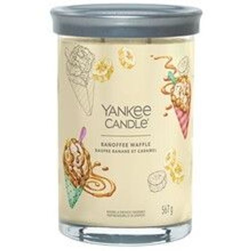 Yankee Candle - Banoffee Waffle Signature Tumbler Candle ( vafle s banány a karamelem ) - Vonná sví¿ka 567.0g