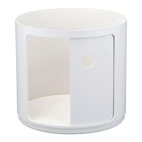 Kartell Table De Chevet Componibili À Un Élément (Pas De Couverture) (Blanc 4955 - Abs)