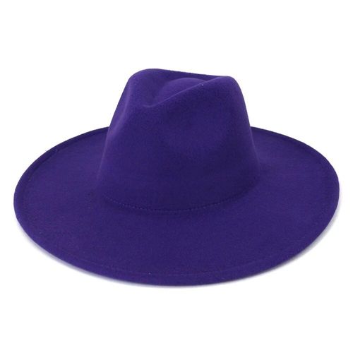 Qbhat-Chapeau Fedora En Feutre De Laine À Large Bord Pour Homme Et Femme,Chapeau De Ixen Forme De C?Ur De Pêche,Style Ander