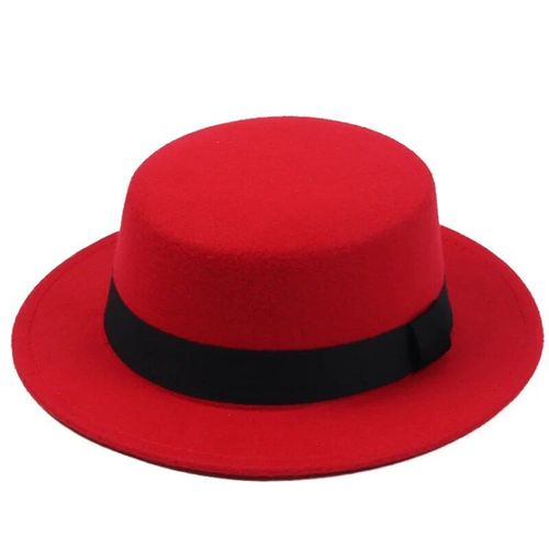 Fedoras En Feutre Pour Enfants,Classique,Solide,Document,Mélange De Laine Artificielle,Casquette De Jazz,Large Bord,Simple,Église,Derby,Chapeau Plat,2021