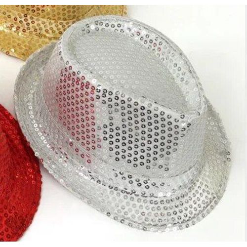 Chapeau Haut De Forme À Paillettes Pour Adultes Et Enfants,Chapeau De Performance Brillant Parent-Enfant,Chapeau De Cow-Boy Général,Chapeau De Fête De Danse,Mode