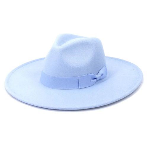 Chapeaux À Large Bord Pour Femmes,2021 Hiver Automne Dames Élégant Rétro Feutre Chapeau Fedora Robe De Mariage Église Chapeau Formel