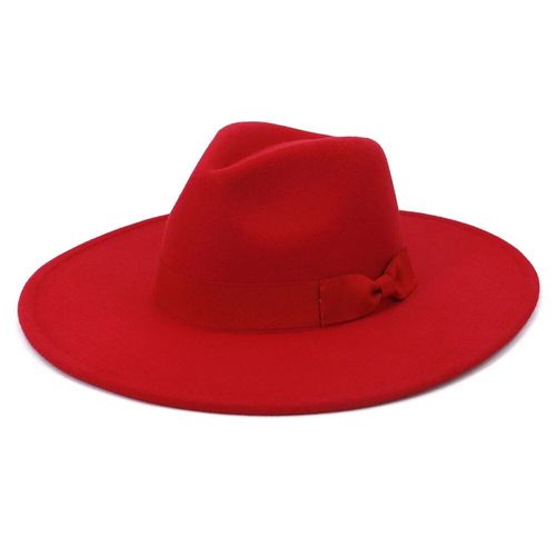 Chapeaux À Large Bord Pour Femmes,2021 Hiver Automne Dames Élégant Rétro Feutre Chapeau Fedora Robe De Mariage Église Chapeau Formel