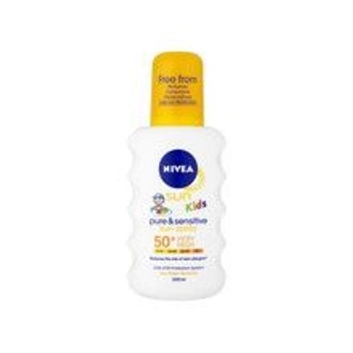 Nivea - Kids Spray Spf 50 + Sun Kids (Pure & Sensitive Sun Spray) 200 Ml 200ml 