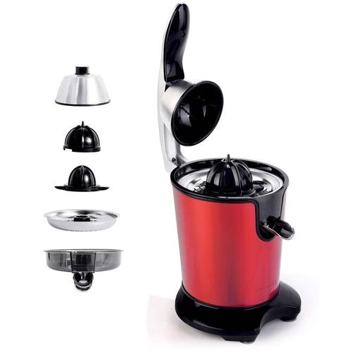 Presse Agrume Electrique Avec Bras Articulé Modele Presspro Inox Rouge De Kitchencook