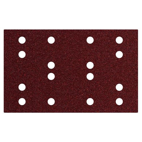 Metabo Feuilles abrasives auto-agrippantes 80 x 133 mm, P 60, 16 trous, à fixation auto-agrippante (SRA) - 635191000