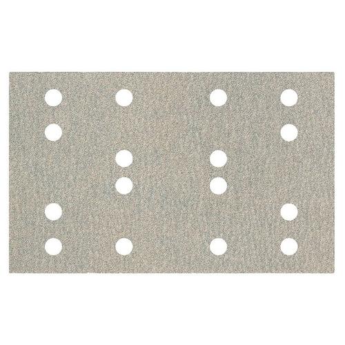 Metabo Feuilles abrasives auto-agrippantes 80 x 133 mm, P 80, 16 trous, à fixation auto-agrippante (SRA) - 635199000