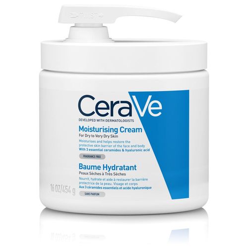 Baume Hydratant Pot Pompe - Cerave - Pour Peaux Sèches À Très Sèches 