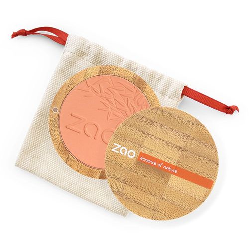 Fard À Joues 326 Eclat Naturel Zao - Zao Essence Of Nature - Fard À Joues Certifié Bio, Formule 100%Naturelle, Vegan Et Rechargeable 