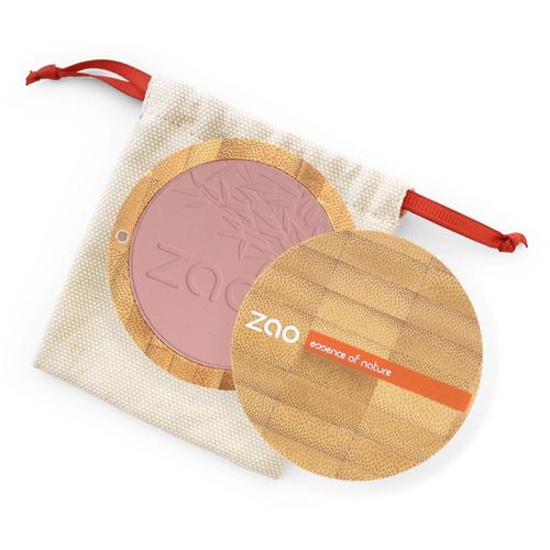 Fard À Joues 323 Violine Zao - Zao Essence Of Nature - Fard À Joues Certifié Bio, Formule 100%Naturelle, Vegan Et Rechargeable 