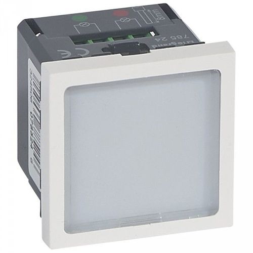 Legrand 078524 Signalétique lumineuse à LED vertes/rouges Mosaic 2mod