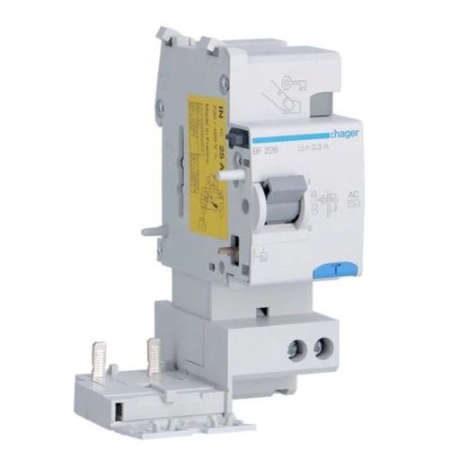 Hager BF226 Bloc différentiel tertiaire 2P 25A 300mA type AC