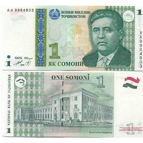 Billets De Banque Tadjikistan Pk N° 14 - 1 Somoni