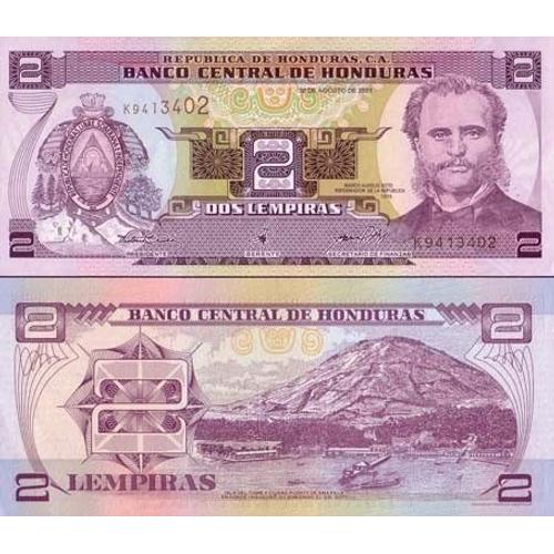 Billets Banque Honduras Pk N° 89 - 1 Lempira