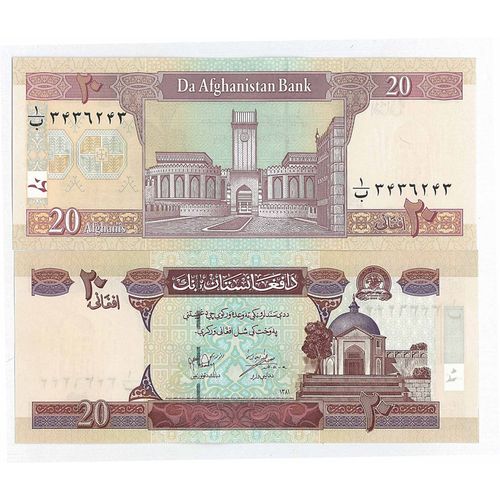 Billet De Collection Afghanistan Pk N° 68 - 20 Afghanis
