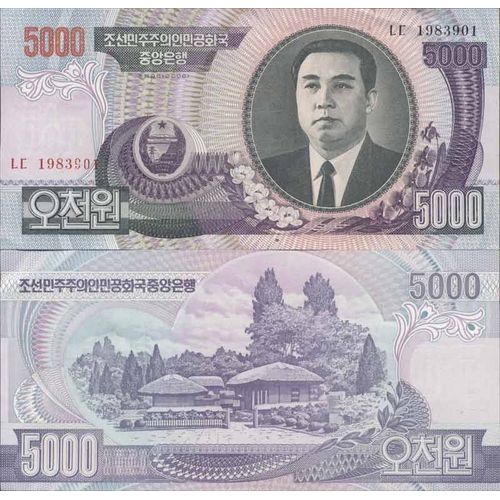 Billet De Banque Collection Coree Nord - Pk N° 46 - 5000 Won
