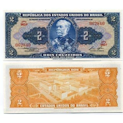 Billet De Collection Bresil Pk N° 151 - 2 Cruzeiros