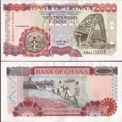 Billet De Banque Ghana Pk N° 33 - 2000 Cedis