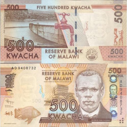 Billets De Collection Malawi Pk N° 61 - 500 Kwacha