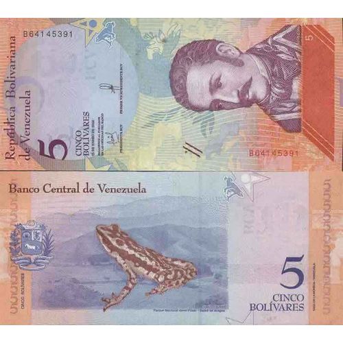 Billet De Banque Collection Venezuela - Pk N° 999 - 5 Bolivares