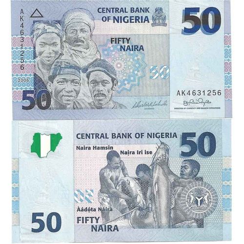 Billets De Banque Nigeria Pk N° 35 - 50 Naira