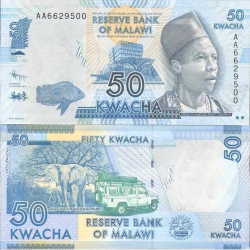 Billets De Collection Malawi Pk N° 58 - 50 Kwacha