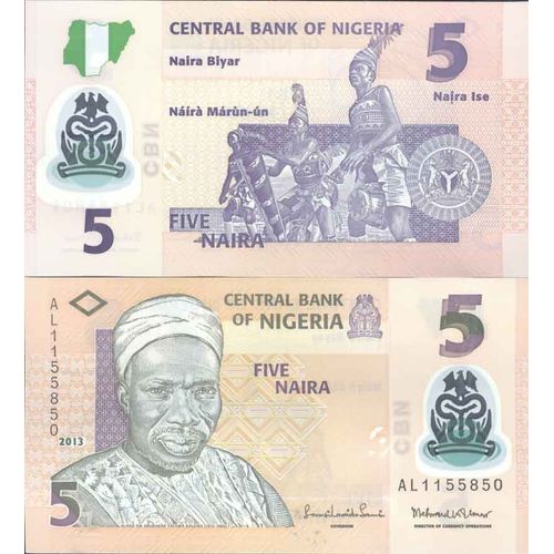 Billet De Banque Collection Nigeria - Pk N° 38b - 5 Naira