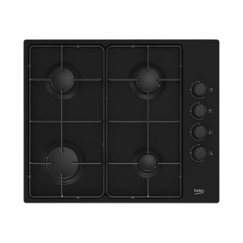 Beko HIGG64123SB Table de cuisson au gaz Noir - 4 foyers