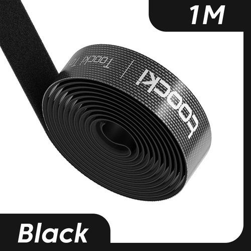 Toocki-Enrouleur de câble pour écouteurs et souris,organisateur de bureau,ruban adhésif,gestion,organisateur,iPhone,Xiaomi,casque - Type Black 1M
