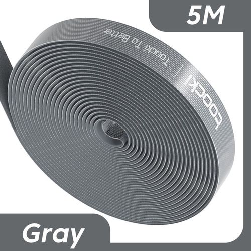 Toocki-Enrouleur de câble pour écouteurs et souris,organisateur de bureau,ruban adhésif,gestion,organisateur,iPhone,Xiaomi,casque - Type Grey 5M
