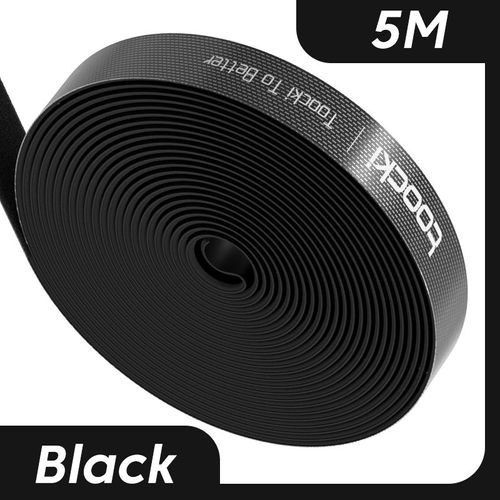 Toocki-Enrouleur de câble pour écouteurs et souris,organisateur de bureau,ruban adhésif,gestion,organisateur,iPhone,Xiaomi,casque - Type Black 5M