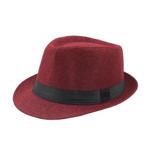 Chapeau Fedora À Large Bord Pour Homme,Protection Solaire,Anderboater,Chapeau De Soleil De Plage D'été,Ruban Cowboy Jazz Pour Les Vacances