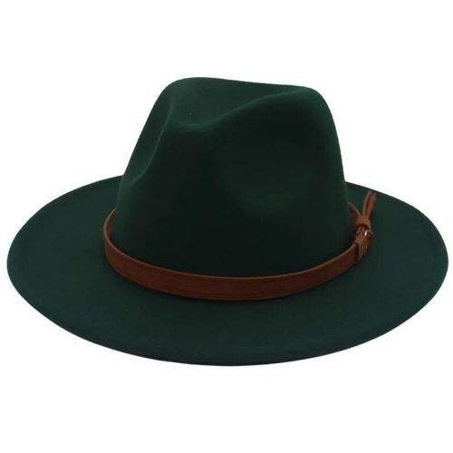 Chapeau De Luxe Pour Hommes Et Femmes,En Noir,Vert,Blanc,Décoration De Mariage,Tendance,Formel,Panama,Automne,Hiver