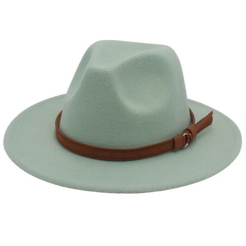 Chapeau De Luxe Pour Hommes Et Femmes,En Noir,Vert,Blanc,Décoration De Mariage,Tendance,Formel,Panama,Automne,Hiver