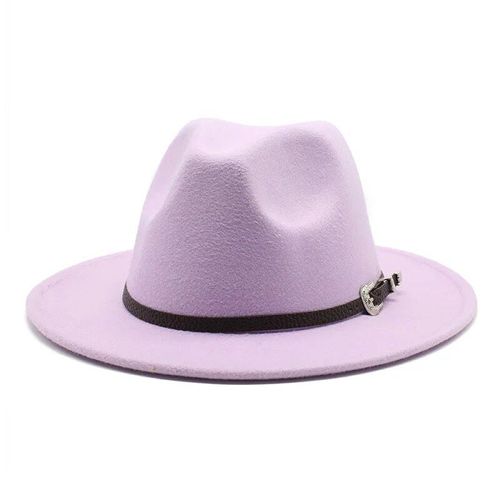 Chapeau Fedora Jazz En Feutre De Style Britannique Pour Hommes Et Femmes,Chapeaux Trilby Ander,Chapeau De Gentleman,Fête De Mariage,Taille 59-61cm