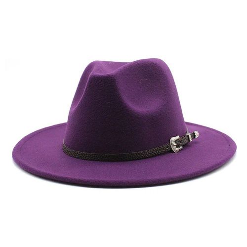 Chapeau Fedora Jazz En Feutre De Style Britannique Pour Hommes Et Femmes,Chapeaux Trilby Ander,Chapeau De Gentleman,Fête De Mariage,Taille 59-61cm