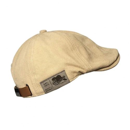 Chapeau Décoratif Britannique Pour Hommes,Béret De Style Occidental,Couleurs Pures,Chapeau Pour La Pêche