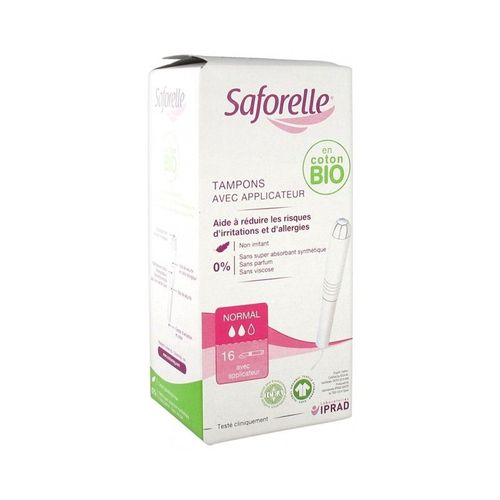 Saforelle 16 Tampons Avec Applicateur Normal 