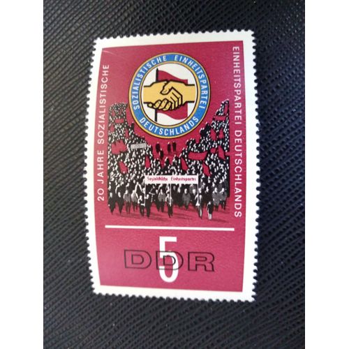 Timbre Allemagne / Rda Yt 870 Insigne Du Sed 1966 ( 090306 )