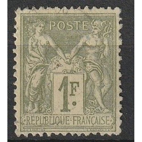 Timbre Type Sage N° 82 Oblitéré 1883