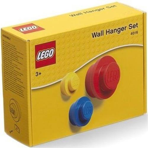 Lego - Ensemble De Cintres Muraux Jaune, Bleu, Rouge - 4016