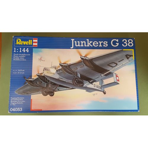 Junkers G 38; Maquette Plastique Revell (Ref O4053) 1/144-Revell