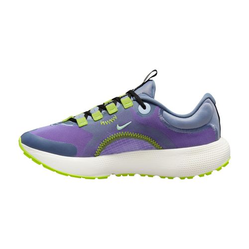 Chaussures De Running Femme Nike Escape Run Bleu Canard / Vert / Blanc / Violet / Vet Fluo