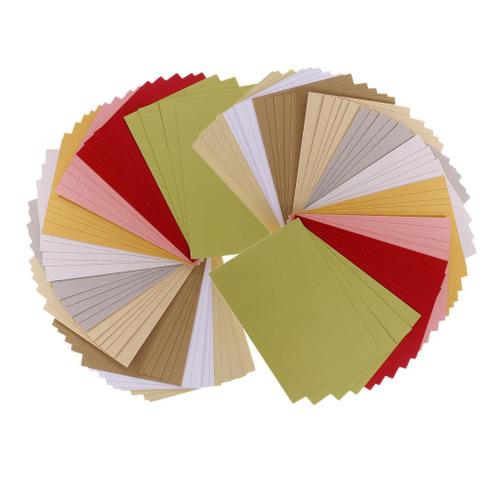 100 Feuilles De Papier Nacré Spécial Double Face Pour