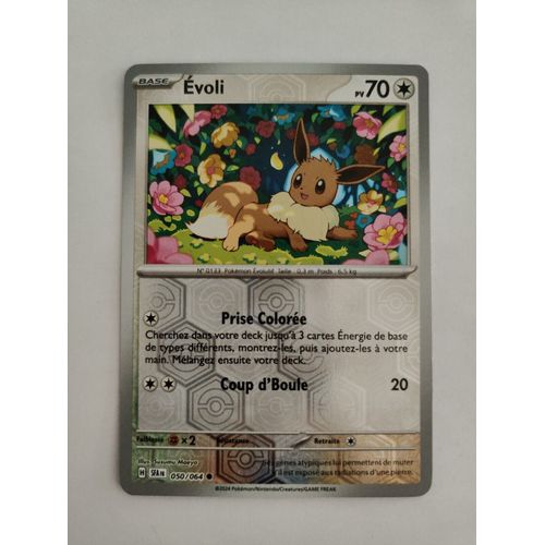 Pokémon 050 / 064 Evoli Reverse Fable Nébuleuse Ev6.5